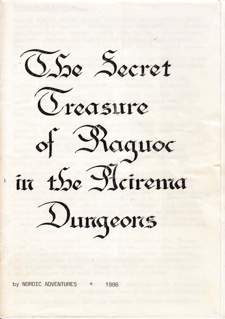 The Secret Treasure of Raguoc in the Acirema Dungeons II