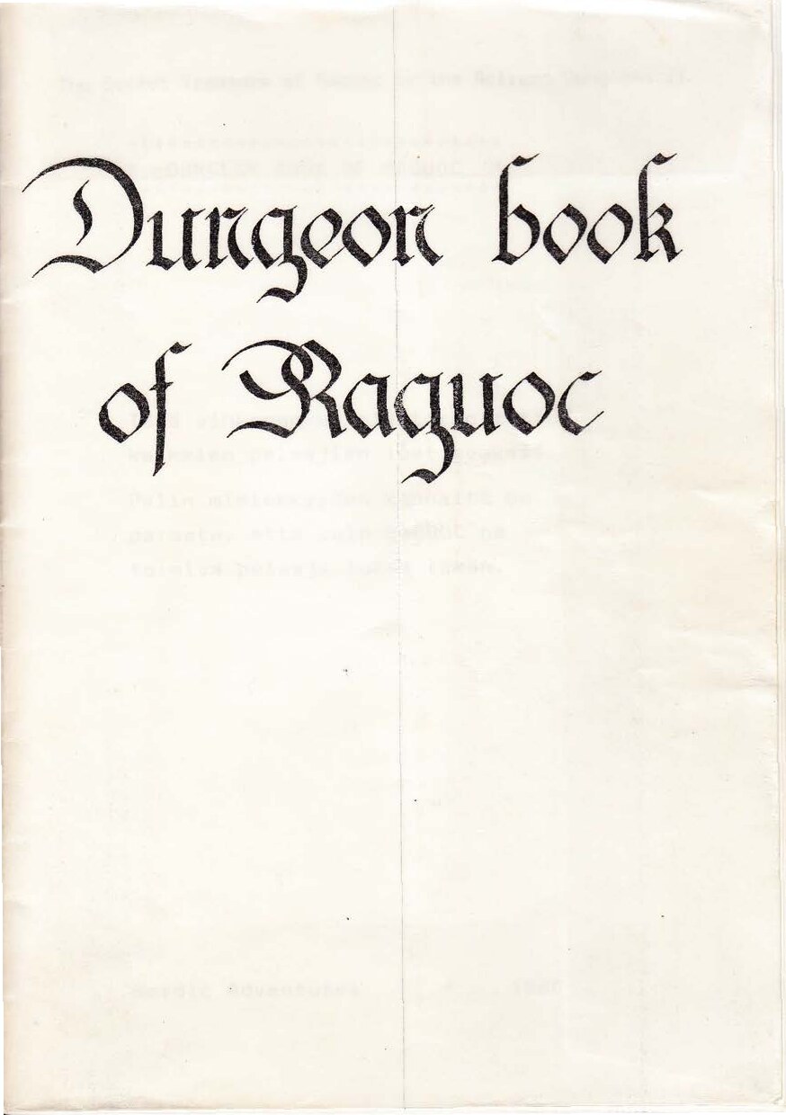 Dungeon Book of Raguoc