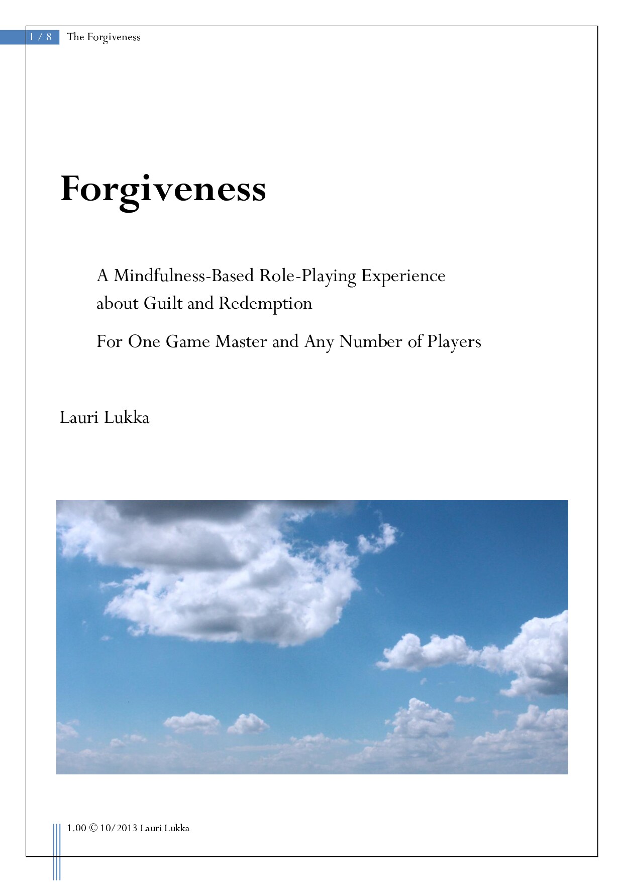 Forgiveness