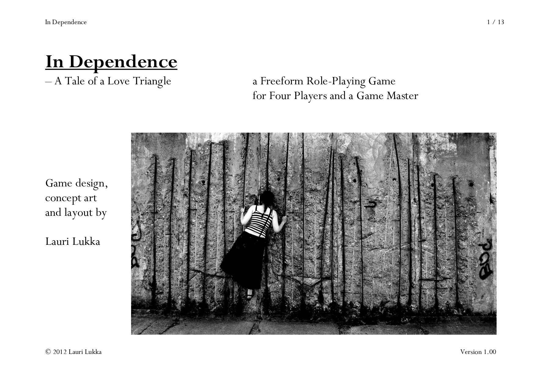 In Dependence